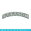 Stetson Hatters logo embroidery design, NCAA embroidery, Embroidery design,Logo sport embroidery,Sport embroidery.jpg
