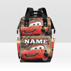 Custom NAME Lightning McQueen Cars Diaper Bag Backpack.png