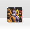 FNAF Five Nights At Freddy's Cup Coaster, Square Drink Coaster, Round Coffee Coaster.png