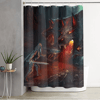 Old School Runescape Cerberus osrs Shower Curtain.png