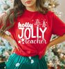 Holly jolly Teacher t-Shirt,Christmas Teacher shirts,,Christmas Teacher shirt,Santa' s favorite teacher,Pre-K Teacher,Teacher Holiday Shirt.jpg
