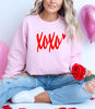 XOXO Valentines Day Sweatshirt, Valentines Day Shirts, Valentines Crewneck, Heart Sweater Love Shirt Unique Holiday Gift for Her.jpg