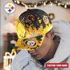 NFL Pittsburgh Steelers Adjustable Hat Mascot & Flame Caps for fan, Custom Name NFL Pittsburgh Steelers Caps