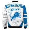 Detroit Lions Bomber Jackets Football Custom Name, Detroit Lions NFL Bomber Jackets, NFL Bomber Jackets