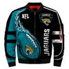 Jacksonville Jaguars Bomber Jackets Football Custom Name, Jacksonville Jaguars NFL Bomber Jackets, NFL Bomber Jackets