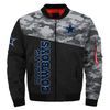 Dallas Cowboys Military Bomber Jackets Custom Name, Dallas Cowboys NFL Bomber Jackets, NFL Bomber Jackets