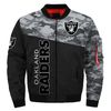 Las Vegas Raiders Military Bomber Jackets Custom Name, Las Vegas Raiders NFL Bomber Jackets, NFL Bomber Jackets
