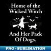 XK-29485_Home of the wicked witch and her Dogs Funny Halloween 1068.jpg