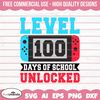 Level 100 Days Unlocked Svg, Level 100 Days of School Shirt, 100 Days of School, 100 Day of School Shirt for Kids, 100th Day Shirt for Boys.jpg