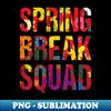 Retro Spring Break Squad 2023 - Sublimation-Ready PNG File - Spice Up Your Sublimation Projects