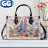 Vintage Disney Mickey Leather HandBag,Mickey Handbag,Love Disney,Disney Handbag,Travel handbag,Teacher Handbag,Handmade Bag,Custom Bag,.jpg