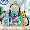 Stitch Disney Bag, Lilo And Stitch Leather Handbag & Wallet, Disney Shoulder Bag, Shopping Bag, Stitch Lover, Stitch Purse 1.jpg