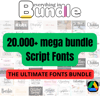 Unleash Creativity with our 20,000+ Mega Bundle of Script Fonts.png
