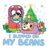 I Slipped On My Beans Bluey SVG Christmas Tree File.jpg