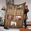 Custom Photo Collage Blanket With Name, Gift For Grandparents DayBirthday From Grandkids, Grandpa We Love You Grandpa Blanket Grandpa Gifts.jpg