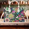 New Version-Luxury Women PU Leather Handbag purse tote Beautiful cute spring summer Floral flower botanical embroidery design.jpg