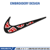 Akatsuki Nike embroidery design, Naruto embroidery, Nike design, anime design, anime shirt, Digital download 1.jpg