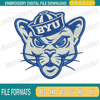 BYU Cougars Mascot Embroidery Designs, NCAA Embroidery Design File Instant Download.png