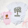 Mommy and Me Shirts, Mama and Mini Shirt, Mom and Baby Matching Outfits, Baby Shower Gifts, Mama and Me Shirt, Acorn Oak Tree Matching Shirt.jpg