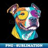 Dog 2 - Modern Sublimation PNG File - Perfect for Sublimation Art