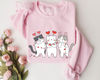 Valentines Day Sweatshirt, Cat Lover Sweater, Cat Hearts Sweater, Valentines Day Shirts for Women, Valentines Day Gift, Cute Heart Hoodie.jpg