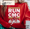 Run CMC 49ers Women's Long Sleeve Shirt 49ers Gifts for Her - Happy Place for Music Lovers.jpg
