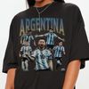 Vintage Retro argentina Soccer Team Shirt, Soccer Bootleg Shirt, Soccer Shirt, Football Fan Gifts, Soccer Tee.jpg