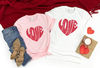 LOVE Heart Valentines Shirt, Leopard Heart Shirt, Cute Valentines Day Shirt, Leopard Shirt, Cute Heart Shirt Unisex, Valentines shirt.jpg