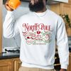 North Pole Sweatshirt, Christmas Sweatshirt, Christmas Shirt, Santa Shirt, Reindeer Shirt, Hot Chocolate Shirt, Christmas Gift, Santa Claus 1.jpg