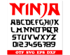Ninja font otf svg ttf 1.png