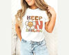 Keep On Smiling Shirt, Gift For Mom Tee, Trendy Graphic Tee, Retro Style, Hippie Floral, Birthday Gifts, BFFs Gifts.jpg