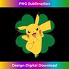Pokemon St. Patrick's Day Lucky Pikachu Long Sleeve 1846.jpg