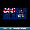 Cayman Islands flag stencil - Sublimation-Ready PNG File - Unlock Vibrant Sublimation Designs