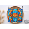 Glass Blue Crab 20 Oz, Tumbler 20 oz Wrap PNG, Skinny Tumbler Designs PNG.png