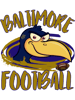 Baltimore Football B-More Style Football Gold .png