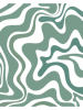 Retro Liquid Swirl Abstract Pattern in Eucalyptus Sage Green and Cream Beige .png