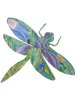 Watercolor Dragonfly Iris Floral Silhouette.png