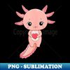 HL-8351_Cute Pink Axolotl Kawaii Axolotls  0666.jpg