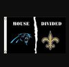 Carolina Panthers and New Orleans Saints Divided Flag 3x5ft.png