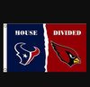 Houston Texans and Arizona Cardinals Divided Flag 3x5ft.png