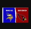 Minnesota Vikings and Arizona Cardinals Divided Flag 3x5ft.png