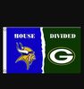 Minnesota Vikings and Green Bay Packers Divided Flag 3x5ft.png