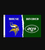 Minnesota Vikings and New York Jets Divided Flag 3x5ft.jpg