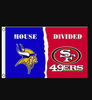 Minnesota Vikings and San Francisco 49ers Divided Flag 3x5ft.jpg