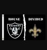 Las Vegas Raiders and New Orleans Saints Divided Flag 3x5ft.png
