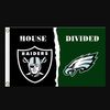 Las Vegas Raiders and Philadelphia Eagles Divided Flag 3x5ft.png