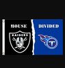 Las Vegas Raiders and Tennessee Titans Divided Flag 3x5ft.png