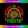 Cinco de Mayo Rainbow Mexican Guitar Fiesta Cinco de Mayo Tank Top - Instant Sublimation Digital Download