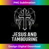 JF-20231219-14351_Tambourinists  Jesus and Tambourine  Christian Tambourine Tank Top.jpg