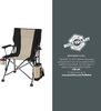 PICNIC TIME Outlander XL Camping Chair with Cooler, Heavy Duty Beach Chair, Outdoor Chair, 400 lb weight capacity, (Black)-7.jpg